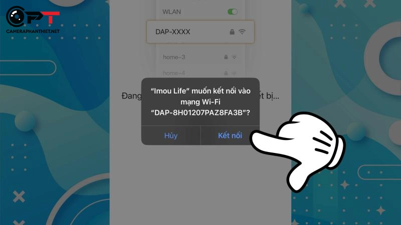 thay đổi wifi cho camera imou, kbone - 3484