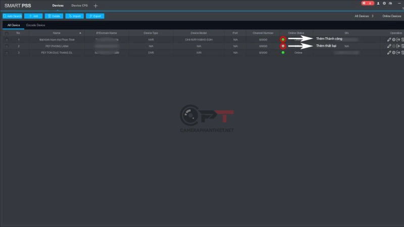 Cách thêm camera dahua trên máy tính bằng phần mềm SmartPSS