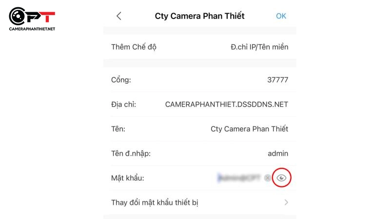 Cách lấy thông tin camera dahua trên ứng dụng dmss