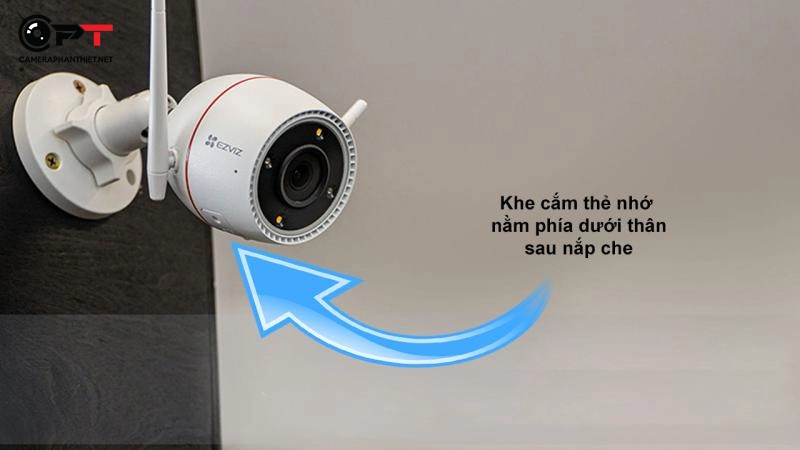 Camera ezviz gắn thẻ nhớ ở đâu